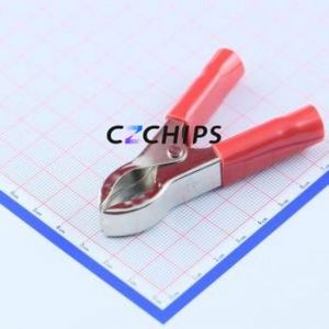 27.722.1 Banana Plug / Alligator Clip Connector ( Connector Type: Alligator Clip )( Rated Current: 30A )( Color: Red ) - Product Image 1