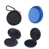Pochette pour écouteurs EVA anti-poussière personnalisée mini étui de rangement carré pour écouteurs eva étui rond pour écouteurs eva