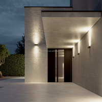 Applique murale extérieure LED moderne minimaliste SENZHAO, étanche IP65, pour villa, cour, porche, décoration extérieure