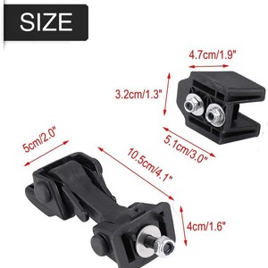 Verrous de capot Jeep Wrangler TJ 55176636AD 68038118AA 55176427 pour la sécurité du capot, accessoire automobile - Product Image 2