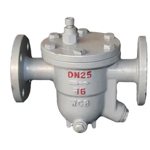 flanged free float ball condensate bucket steam trap