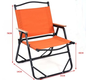 Chaise de camping pliante robuste et confortable, idéale pour la montagne, les fermes, les vérandas, avec logo personnalisé, fourniture en gros directe usine - Product Image 6