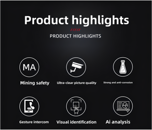 Máy ảnh trực quan CMOS an toàn nội tại của tôi với xếp hạng IP65 và bảo hành 1 năm - Product Image 3