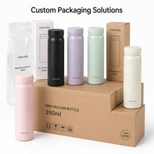 300ml Custom Logo Mini Vacuum <b>Insulated</b> Water Bottle 316 Stainless Steel Liner Leakproof Portable <b>Flask</b> for Promotional Gift - Product Image 5