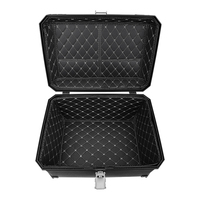 MOTO-Top case noir 65L, boîte à bagages pour moto