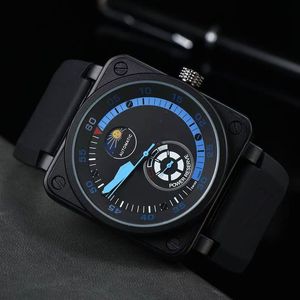 Relojes cuadrados de lujo <span class=keywords><strong>originales</strong></span> de marca OEM para hombre, movimiento mecánico multifunción deportivo con correa de cuero con función luminosa - Product Image 6
