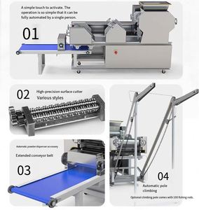 Machine industrielle automatique de fabrication de nouilles sèches de Malaisie, machine commerciale de production de nouilles fraîches, prix de la machine de traitement des nouilles - Product Image 3