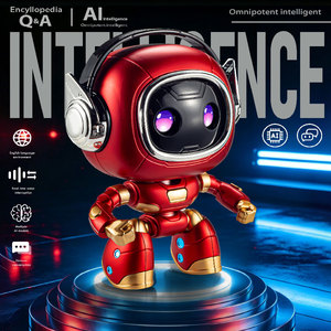 Jouets robots IA amusants et éducatifs, jouet IA d'apprentissage, prend en charge 66 langues avec histoires, musique, robots intelligents qui parlent et jouent, pour un cadeau d'anniversaire - Product Image 1