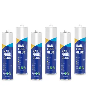 Ngay lập tức mạnh mẽ móng tay chất lỏng Sealant trái phiếu mạnh mẽ xây dựng chất kết dính Nail miễn phí keo cho PVC bê tông cháy Hội Đồng Quản Trị