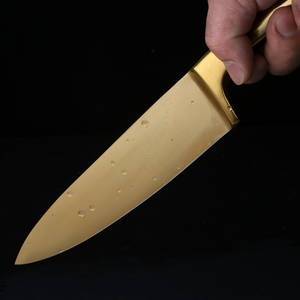 Juego de cuchillos de chef de alta calidad de 5 piezas con mango ergonómico hueco, incluye cuchillo Santoku, cuchillo multiusos, cuchillo para pelar y cuchillo de carnicero OEMODM. - Product Image 4