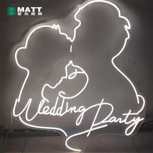 Señal de neón personalizada para novia, envío directo mate, sin cantidad mínima, para bodas, fiesta, planificación, decoración - Product Image 3
