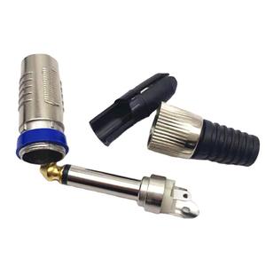 เครื่องผสมสัญญาณเสียงไมโครโฟนโมโนขนาดใหญ่6.5อัลลอยด์สองแกนเครื่องผสมสัญญาณเสียง6.35แจ็คตัวผู้1P ตัวเครื่องอะแดปเตอร์ MCX ทองแดงติดต่อ IP65 0.5A - Product Image 2