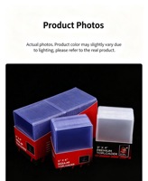 Lot de 100 protège-cartes rigides 3 x 4 pouces pour cartes de sport (basketball, baseball) avec film pelable