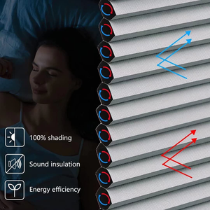 <span class=keywords><strong>Fenêtre</strong></span> <span class=keywords><strong>de</strong></span> lucarne occultante électrique avec tissu non tissé aveugle avec stores en nid d'abeille en feuille d'aluminium enduite - Product Image 5
