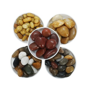 Đá Chalcedony đỏ tự nhiên hình hoa mưa - Đá quý dạng sỏi đánh bóng cao - Product Image 4