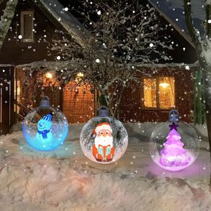Boules décoratives gonflables d'extérieur 24 pouces, boule de Noël décorée en PVC 2 en 1, 20240629, décoration de Noël gonflable, ornement gonflable - Product Image 4