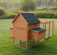 Poulailler de luxe moderne et éco-responsable en bois à plusieurs niveaux pour poules et animaux de compagnie, cage à volailles toutes saisons pour jardin