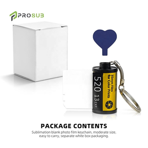 <span class=keywords><strong>Porte</strong></span>-clés en plastique PET vierge pour sublimation Prosub, film souvenir double face, rouleau de film <span class=keywords><strong>photo</strong></span> personnalisé, cadeaux souvenirs - Product Image 4