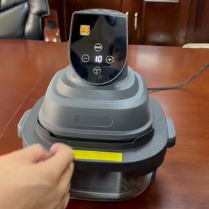 Apparence soignée, vue à 360°, 6,1-8L, panier unique, en plastique, contrôle numérique, écran LCD, multifonctionnel, sans huile, rapide - Product Image 6