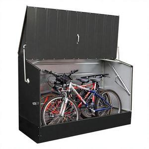 Abri de rangement pour <span class=keywords><strong>vélos</strong></span> en métal robuste, <span class=keywords><strong>garage</strong></span> <span class=keywords><strong>extérieur</strong></span> pour <span class=keywords><strong>vélos</strong></span> avec vérins à gaz, abri à outils étanche et verrouillable pour jardin, patio, cour - Product Image 1