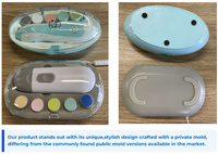Coupe-ongles électrique pour bébé à lumière LED, sûr, doux et silencieux, lime à ongles pour bébé, manucure apaisante nocturne