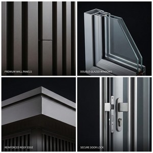 <span class=keywords><strong>Maison</strong></span> conteneur à montage rapide, bâtiment préfabriqué pliable pour abri d'urgence et bureau temporaire - Product Image 6