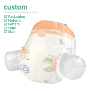 Pañales Desechables para Bebé Weasun Peer Styles con Logotipo Personalizado, de Bambú, con Prevención de Fugas 3D, Higiénicos, Seguros, de Grado Médico, para Bebés de 16-18 Libras - Product Image 1