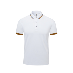 T-shirts personnalisés pour hommes 200 g/m² en polyester soyeux à col polo, manches courtes, pour sports de plein air, séchage rapide, et t-shirts décontractés d'été pour femmes - Product Image 1