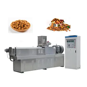 China Hot Selling Hondenvoer Pellet Extruder Dier Pet Food Productie Lijn Hondenvoer Machine Voor Verkoop