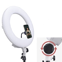 Yidoblo Télécommande Sans Fil LX-480SII 18in 48W 240 pièces SMD A MENÉ LA Lumière D'anneau de Cercle Miroir ABS En Plastique Vidéo Studio Photo Lampe à Anneau LED