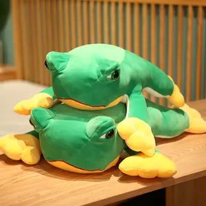 Almohadas de rana de peluche juguetes lindos suaves divertidos creativos