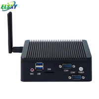 Mini PC sans ventilateur ELSKY NANO19 pas cher avec processeur Intel Celeron J1900 pour les systèmes de gestion de casino, les machines de jeu
