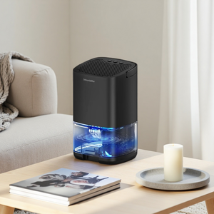 <span class=keywords><strong>Mini</strong></span> Deshumidificador Portátil para el Hogar, Absorbedor de Humedad para Armarios, 5 70 ㎡   Deshumidificador con Tanque de 1000 ml y 30 dB de Silencio - Product Image 1