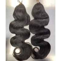 Prix de gros – Extensions de cheveux humains brésiliens vierges de haute qualité pour tresses bohèmes bouclées à micro-liens