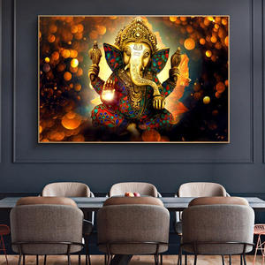 Arte religiosa antica induismo <span class=keywords><strong>dipinti</strong></span> su tela poster murali arte parete camera da letto soggiorno pittura decorativa moderna - Product Image 1