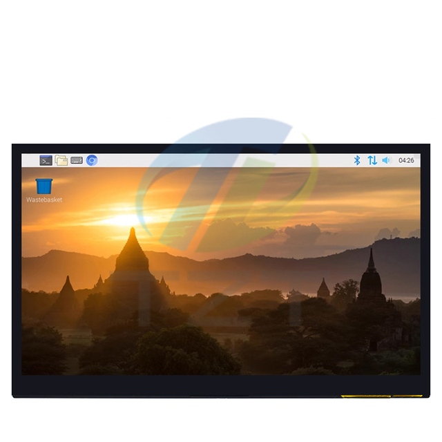 TZT 10.1 Inch -compatible LCD Display Module 10.1" Capacitive Touch Screen 1024X600 IPS HD Viewing For Raspberry Pi B 3B+/4B