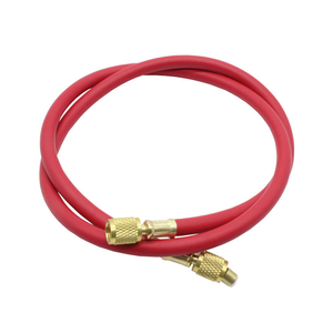 Manguera <span class=keywords><strong>de</strong></span> <span class=keywords><strong>Carga</strong></span> para <span class=keywords><strong>Aire</strong></span> <span class=keywords><strong>Acondicionado</strong></span>, 600psi-3000psi, Roja 1/4'', Amarilla 1/4'', Azul 1/4'', 90/150/300cm, Refrigerante R134a - Product Image 2