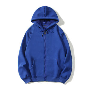 Sweat à capuche en laine de renard argenté Premium 500 GSM, sweat à capuche en coton blanc épais 100% coton pour hommes - Product Image 3