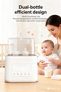 Chauffe-<span class=keywords><strong>biberon</strong></span> multifonction certifié CE sans BPA, chauffe-aliments pour l'alimentation au lait, 0-12 <span class=keywords><strong>mois</strong></span>, idéal pour les voyages - Product Image 6