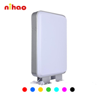 NIHAO Enseigne lumineuse LED extérieure sur mesure, double face, étanche, pour la publicité des commerces et la signalétique des bâtiments
