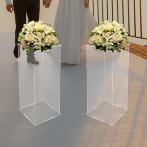 Soporte <span class=keywords><strong>de</strong></span> Flores Separable <span class=keywords><strong>de</strong></span> Acrílico Transparente, Moderno, Duradero y <span class=keywords><strong>de</strong></span> Alta Calidad, Pedestal para Tartas, Decoración para Bodas, Exhibición <span class=keywords><strong>de</strong></span> Ramos, Decoración para Eventos Familiares - Product Image 4