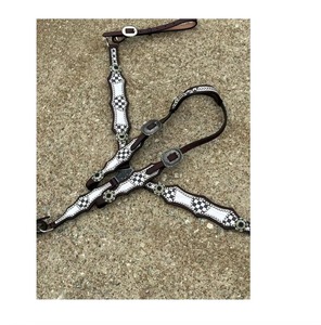 Elegante Conjunto de Equipo de Equitación Occidental, Construcción de Cuero Premium, Ideal para Jinetes y Entrenadores Profesionales de la India - Product Image 1