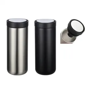 2024 New Arrival 16oz insulated double wall stainless steel thermos vacuum cup 360 Degree All-Round Drinking Lid