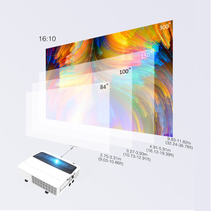 Byintek giáo dục kinh doanh máy chiếu chuyên nghiệp Máy chiếu lw900ust máy chiếu WXGA 1280*800 4800 lumen 3LCD ném ngắn Máy chiếu laser - Product Image 5