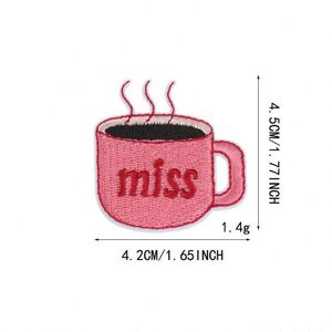 Patchs brodés thermocollants et autocollants mignons rose Saint-Valentin, Ours avec lunettes, Château, Bra Roadster, Fille ballerine pour la décoration - Product Image 3
