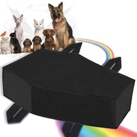 Cercueil pour animaux de compagnie pour soins post-mortem d'urgence à domicile, incluant un sac imperméable pour cadavre et une pochette professionnelle de transport de corps