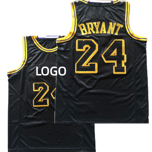 Venta al por Mayor No. Camiseta de Baloncesto de Secado Rápido Bryant 24, Talla Grande, Estampada, Camiseta Deportiva de Verano, Camiseta de Equipo Barata al por Mayor - Product Image 6