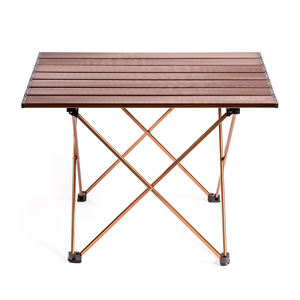 Mesa Plegable Compacta y Ligera para Barbacoa al Aire Libre, con Superficie de Aluminio y Bisagras Resistentes, Mesa Portátil para Camping y Picnic - Product Image 2