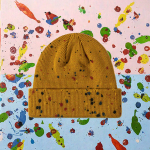 Autumn Winter Jacquard Custom Design Knitted <b>Beanie</b> Hat Hand Painted Colored Dot <b>Skull</b> Cap 100% Acrylic Unisex Outdoor Common - Product Image 2