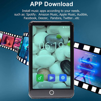 Lecteur MP3 du système Android à écran tactile complet avec fonction de téléchargement d'application prend en charge l'extension de la carte TF
